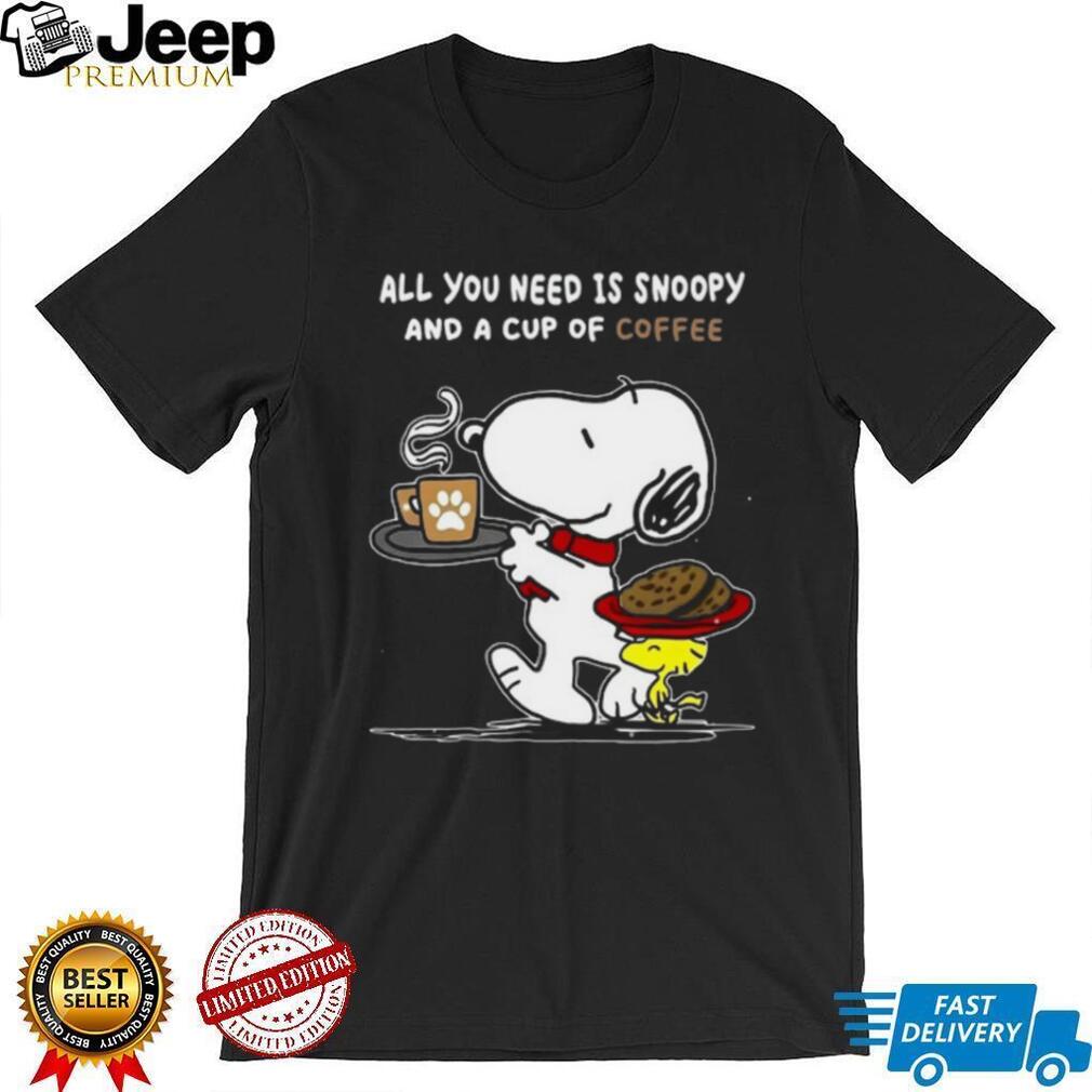 Peanuts Snoopy and Woodstock Coffee and Cookies T Shirt Peanuts Snoopy and Woodstock Coffee and Cookies T Shirt