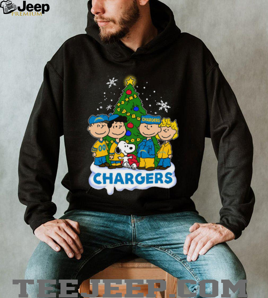 Peanuts characters Chargers Christmas shirt Peanuts characters Chargers Christmas shirt