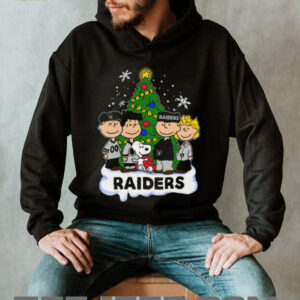 Peanuts characters Las Vegas Raiders Christmas shirt