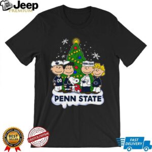 Penn State Peanuts Snoopy and Friends Christmas T Shirt