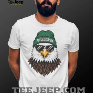 Philadelphia Eagle with a Beanie shirt Philadelphia Eagle with a Beanie shirt