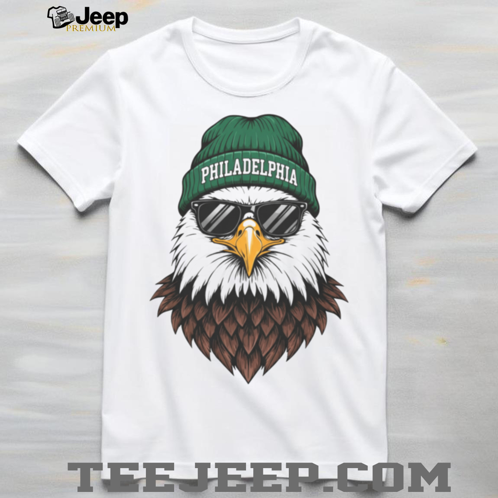 Philadelphia Eagle with a Beanie shirt Philadelphia Eagle with a Beanie shirt