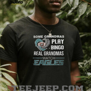 Philadelphia Eagles Philly Diamond Heart Grandma T shirt