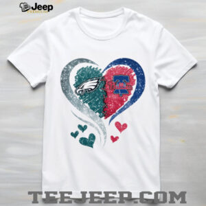 Philadelphia Phillies and Philadelphia Eagles logo shirt