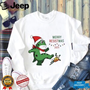 Portland Frog kick crown Resist Merry Christmas Merry Christmas shirt
