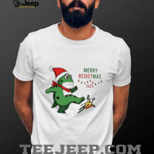 Portland Frog kick crown Resist Merry Christmas Merry Christmas shirt