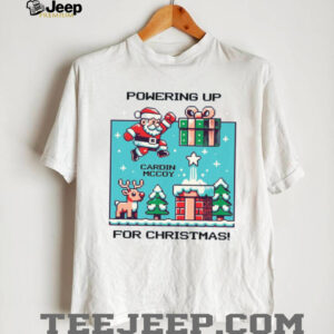 Powering Up For Christmas with santa Mario T Shirt