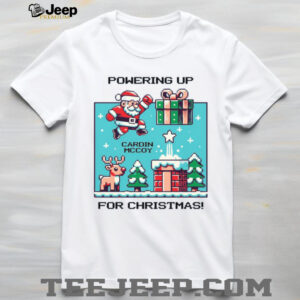 Powering Up For Christmas with santa Mario T Shirt