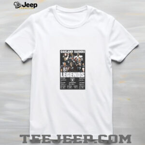 Pretty NFL Oakland Raiders American Football Team Legends T Shirt