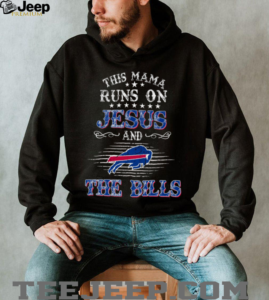 RUNS ON JESUS ANDSD THE BILLS shirt RUNS ON JESUS ANDSD THE BILLS shirt