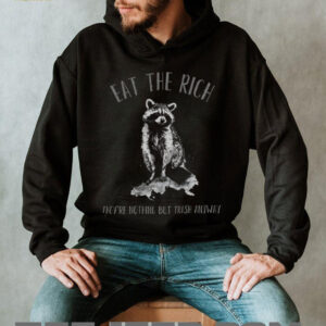 Raccoon anti corporate leftist anarchist eat the rich shirt