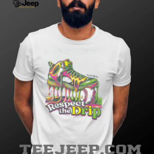 Respect The Drip Baseball Front Tee Respect The Drip Baseball Front Tee