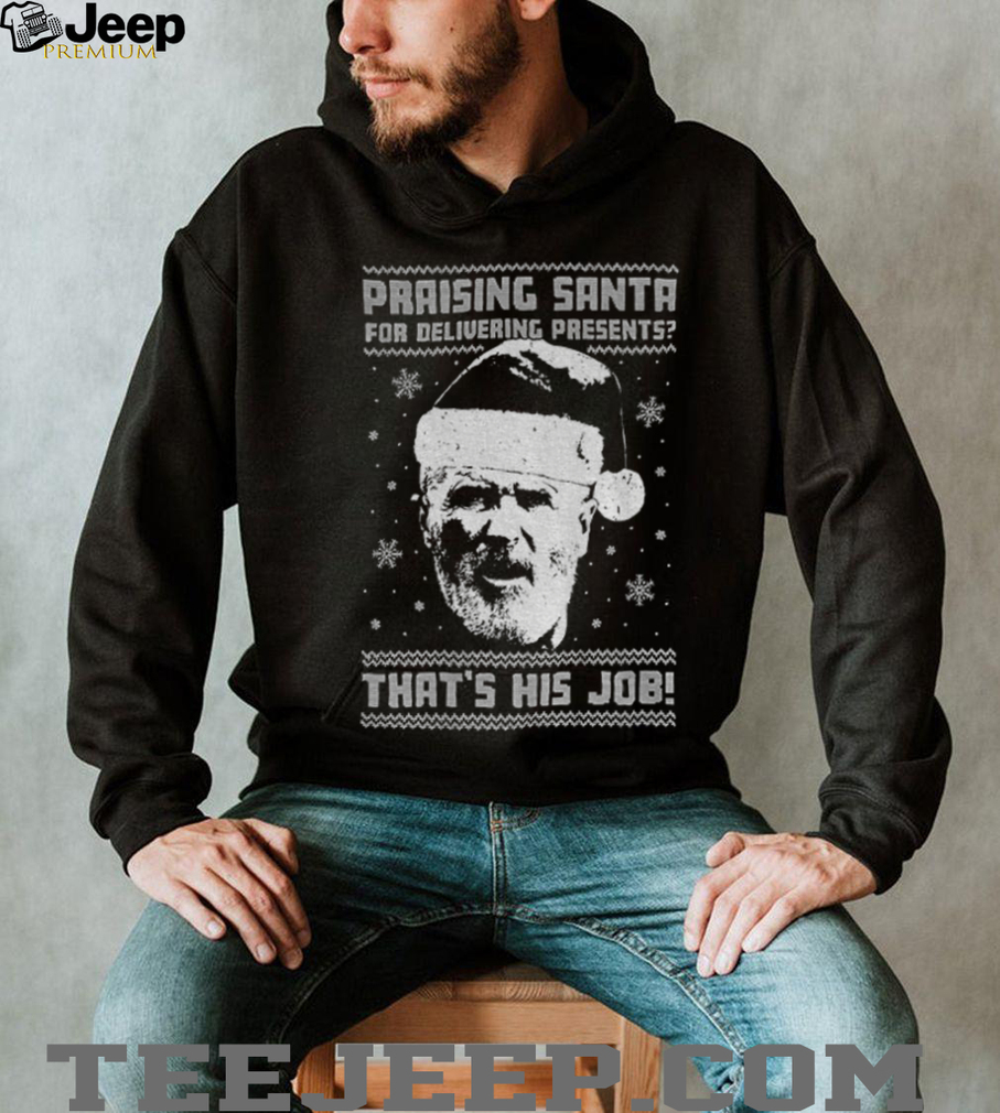 Roy Keane Christmas Praising Santa For Delivering Presents That’s His Job shirt Roy Keane Christmas Praising Santa For Delivering Presents That’s His Job shirt