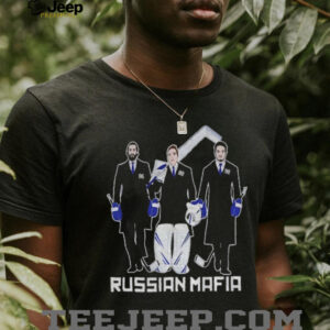 Russian Mafia Nikita Kucherov Andrei Vasilevskiy Mikhail Sergachev Tampa Bay Lightning shirt