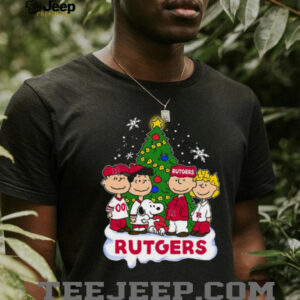 Rutgers Peanuts Snoopy and Friends Christmas Shirts