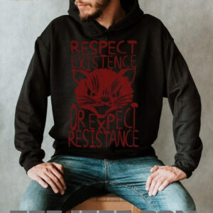 Sabo Tabby respect existence or expect resistance punk leftist socialist shirt