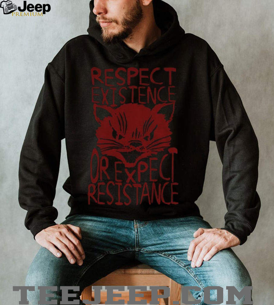 Sabo Tabby respect existence or expect resistance punk leftist socialist shirt Sabo Tabby respect existence or expect resistance punk leftist socialist shirt