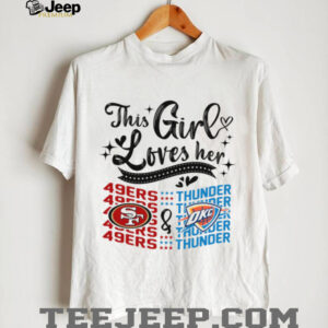 San Francisco 49ers and Oklahoma City Thunder Shirt