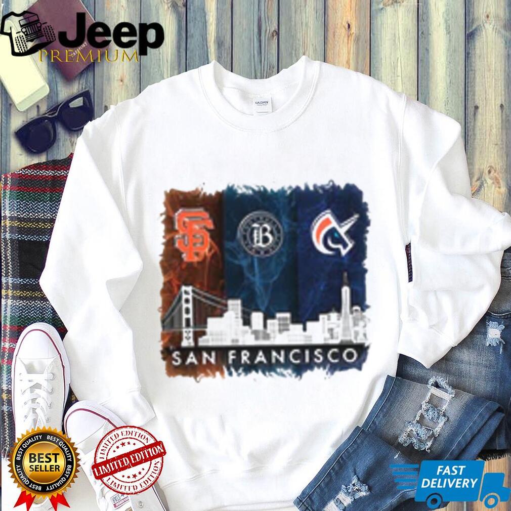 San Francisco City Skyline & Sports T Shirt San Francisco City Skyline & Sports T Shirt