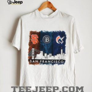 San Francisco City Skyline & Sports T Shirt