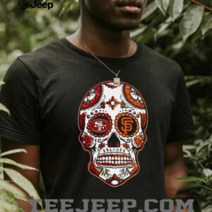 San Francisco Sugar and 49ers Giants Sugar Skull T Shirt