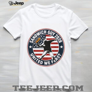 Sandwich Guy Resist 2028 United We Feast logo shirt