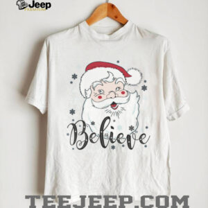 Santa Believe Christmas Graphic Tee