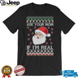 Santa Claus Ho Ho Ho Ugly Christmas Sweater Funny Holiday