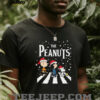 Peanuts Snoopy Roller Skating Rainbow Women’s T Shirt