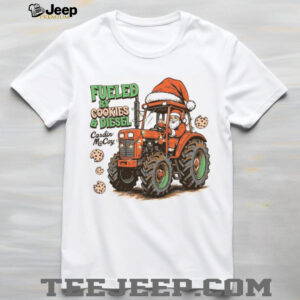 Santa's Diesel & Cookies Christmas T shirt