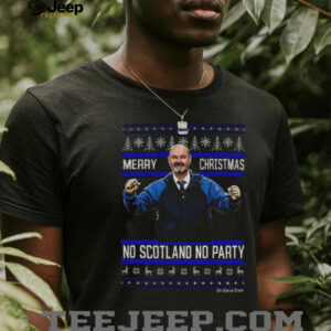 Scotland Clark Merry Christmas no Scotland no party shirt