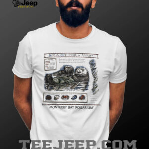 Sea Otter Enhydra Lutris Monterey Bay Aquarium vintage shirt