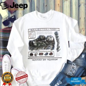 Sea Otter Enhydra Lutris Monterey Bay Aquarium vintage shirt