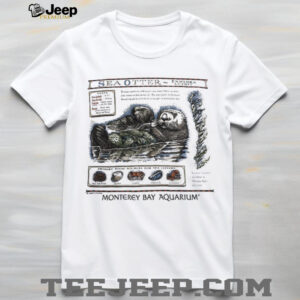 Sea Otter Enhydra Lutris Monterey Bay Aquarium vintage shirt