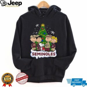 Seminoles Peanuts Snoopy and Friends Christmas Shirt