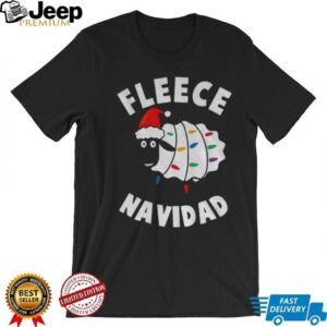 Sheep Xmas Santa Fleece Navidad Merry Christmas shirt