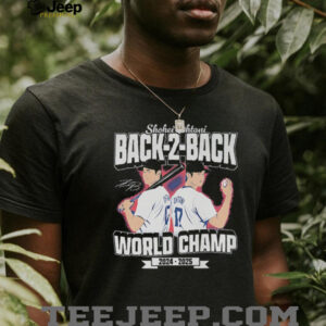 Shohei Ohtani Back to Back World Champs 2025 Shirt