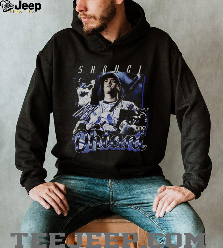 Shohei Ohtani Los Angeles Dodgers Baseball signature graphic shirt Shohei Ohtani Los Angeles Dodgers Baseball signature graphic shirt