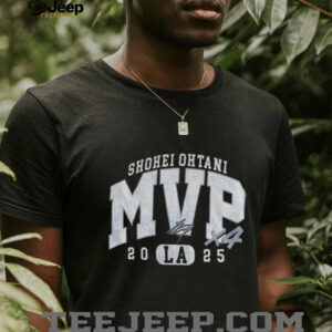 Shohei Ohtani Los Angeles Dodgers MVP X4 LA 2025 Baseball shirt