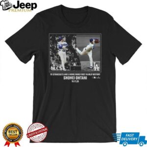 Shohei Ohtani Los Angeles Dodgers NLCS 2025 MLB Postseason Moment T Shirts