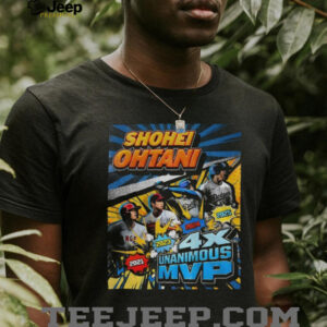 Shohei Ohtani is superhuman Los Angeles Dodgers MVP Unanimous 2021 2025 poster vintage shirt