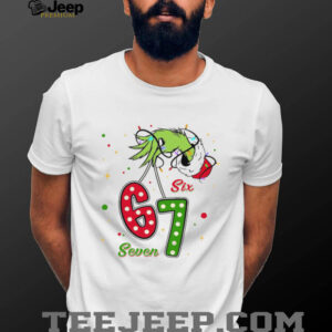 Six Seven Meme Shirt Funny Six Seven Meme Christmas Shirt 67 TChristmas Six Seven Shirt Funny 6 7 Meme Grinch Shirt Trending Chr