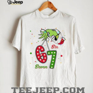 Six Seven Meme Shirt Funny Six Seven Meme Christmas Shirt 67 TChristmas Six Seven Shirt Funny 6 7 Meme Grinch Shirt Trending Chr