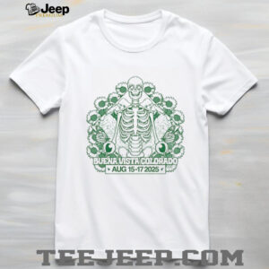Skeleton Buena Vista Colorado AUG 15 17 2025 shirt