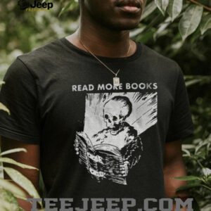 Skeleton read more books vintage shirt