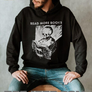 Skeleton read more books vintage shirt