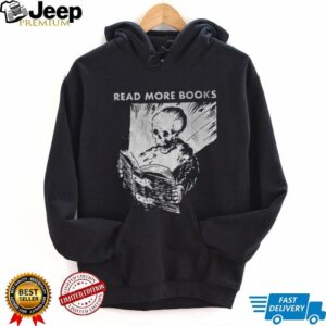 Skeleton read more books vintage shirt