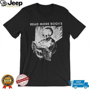 Skeleton read more books vintage shirt
