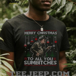 Smokey And The Bandit Merry Christmas Too All You Sumbitches Christmas shirt