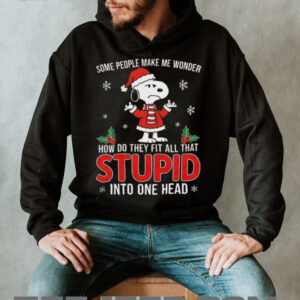 Snoopy Christmas Some People Make Me Wonder T Shirt